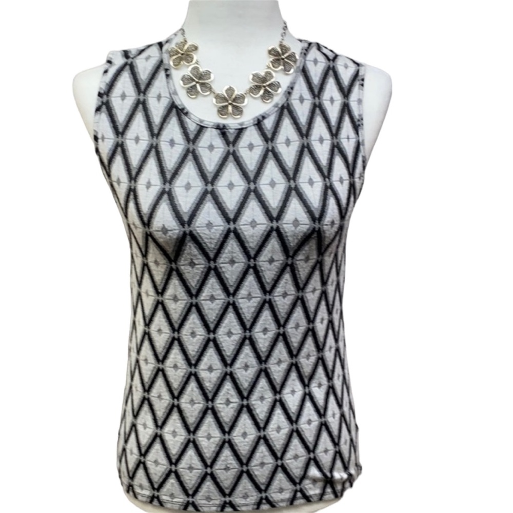 Colette Diamond Pattern Blouse